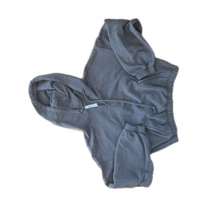 Alo Yoga Green Cropped Hoodie - Size S